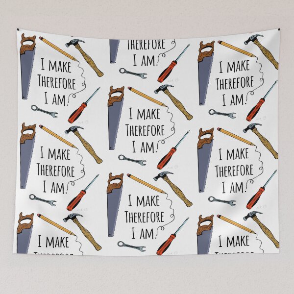 Item preview, I make therefore I am designed and sold by SurlyAmy.