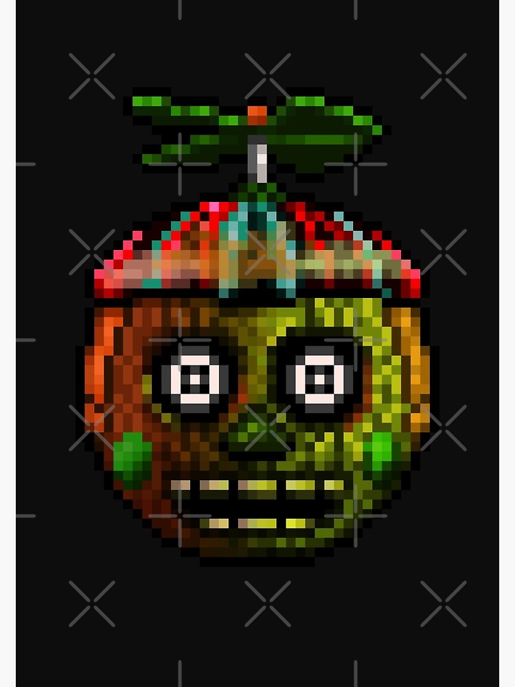 Five Nights at Freddys 4 - Mini Freddy - Pixel art Postcard for