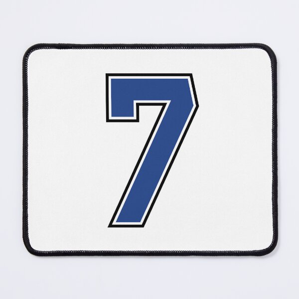 Item preview, Blue Number 7 lucky sports jersey seven designed and sold by HeavyStyle.