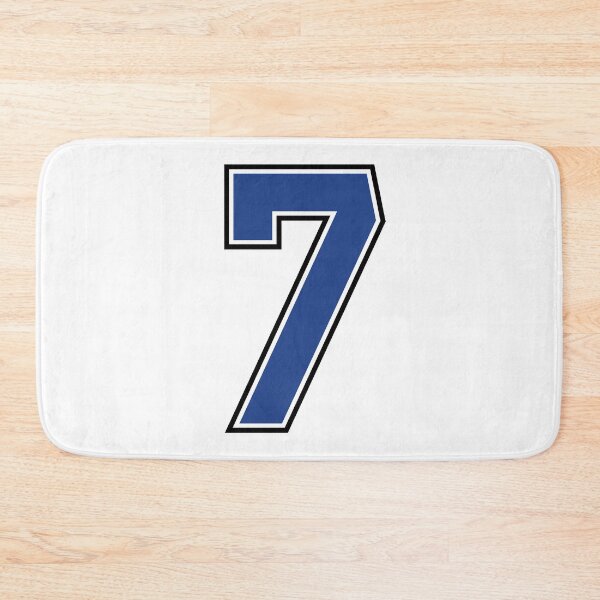 Item preview, Blue Number 7 lucky sports jersey seven designed and sold by HeavyStyle.