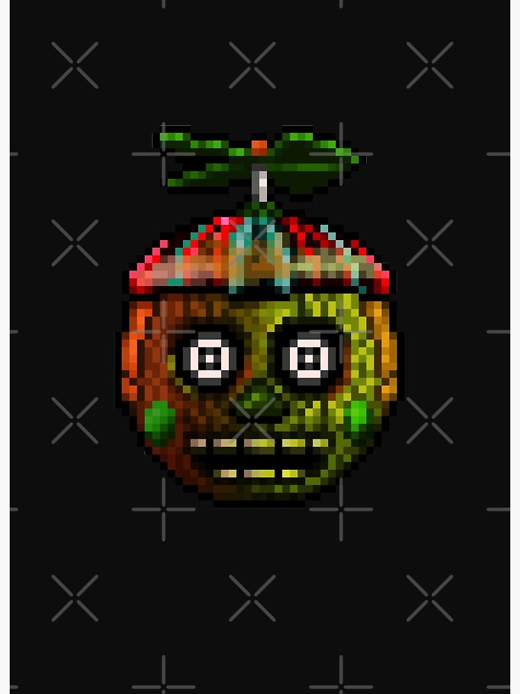 Eight bit balloon boy fnaf 3 minigame pixel art