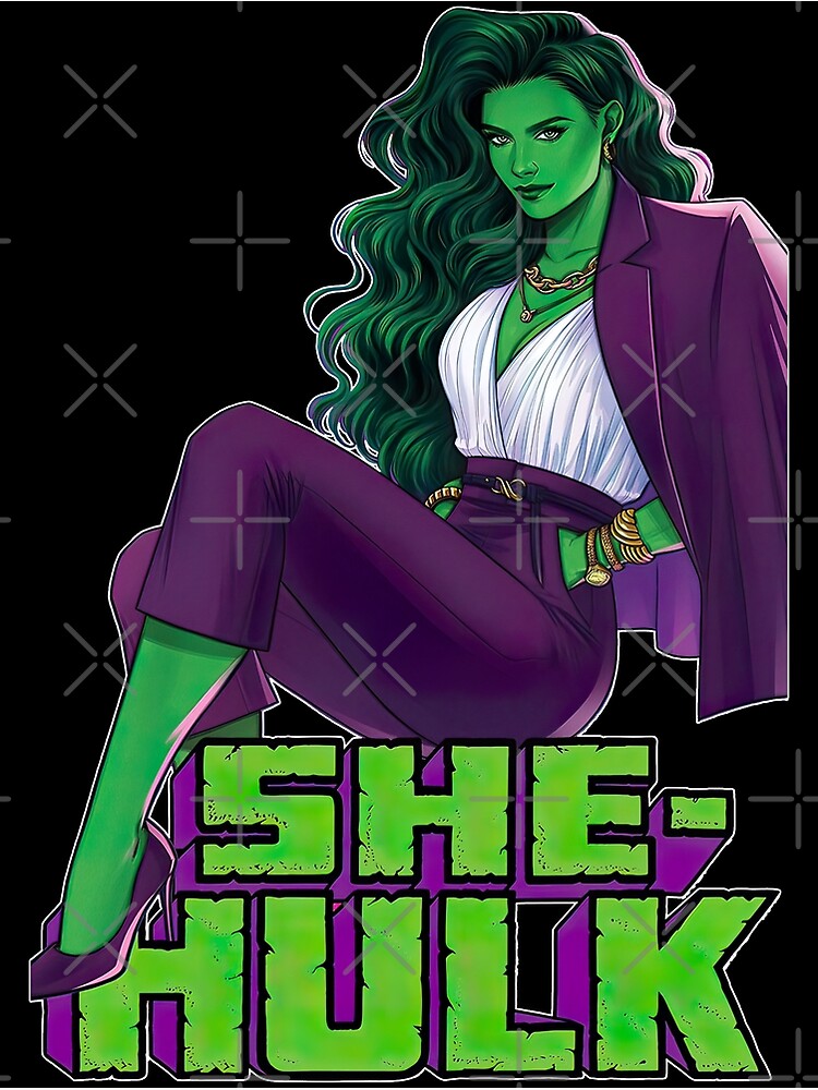 She-Hulk Sexy Girl Art Board Print for Sale by DonnellHoux