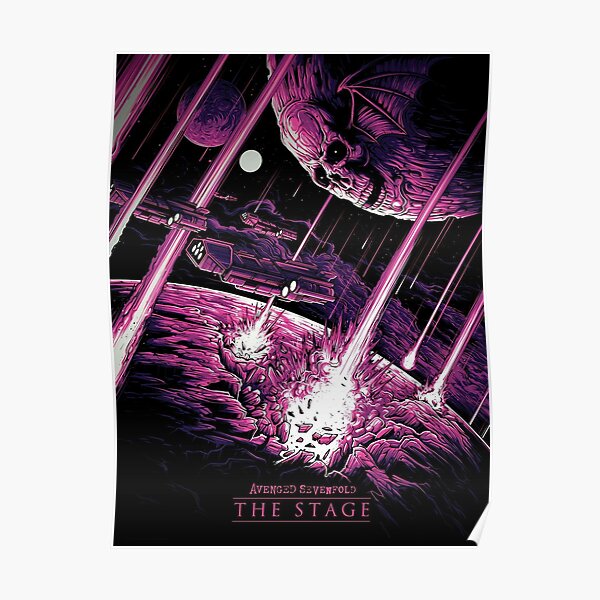 Purple Meteor A7X Poster