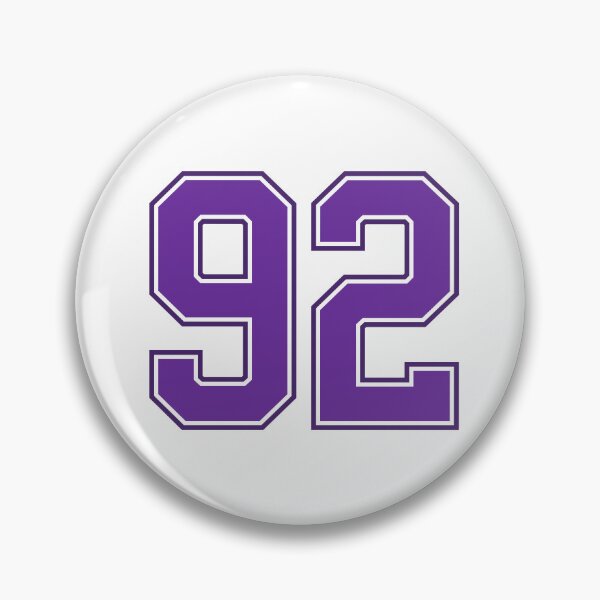 Item preview, Purple Number 92 lucky sports jersey ninety two designed and sold by HeavyStyle.