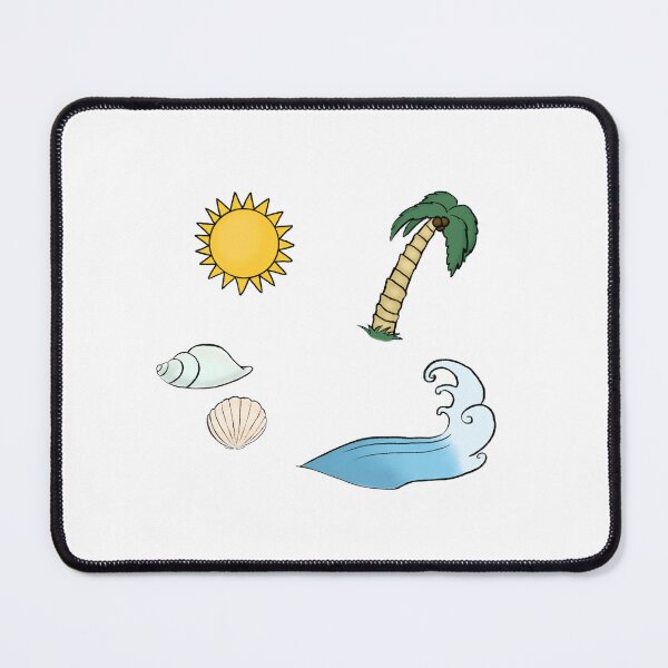 Item preview, Summertime Beach Sticker Sheet designed and sold by Toshi and Co..