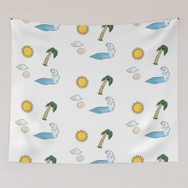 Item preview, Summertime Beach Sticker Sheet designed and sold by Toshi and Co..