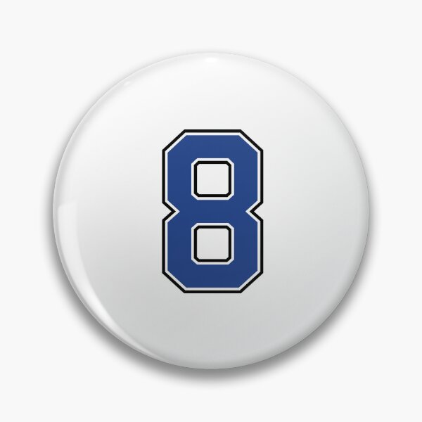 Item preview, Blue Number 8 lucky sports jersey eight designed and sold by HeavyStyle.