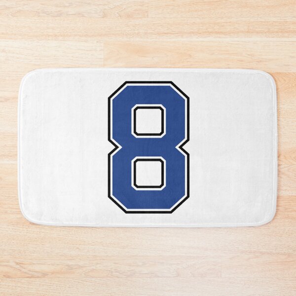 Item preview, Blue Number 8 lucky sports jersey eight designed and sold by HeavyStyle.