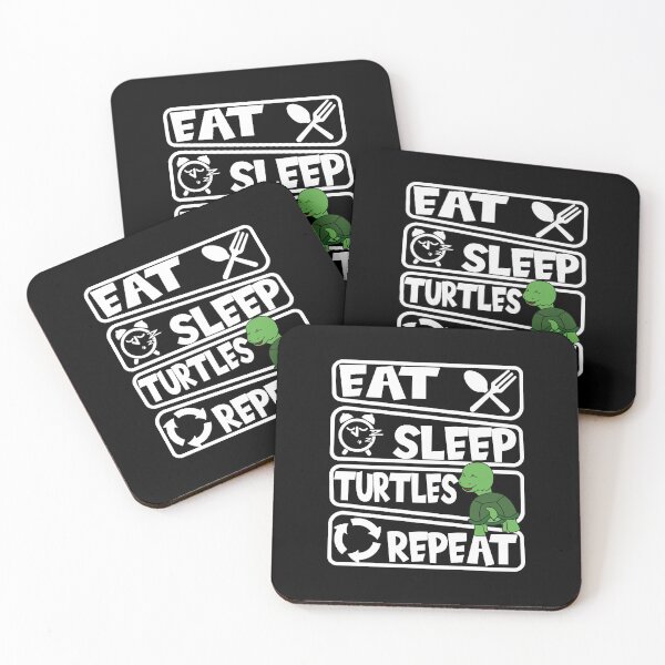 Item preview, Sea Turtles Tortoises Eat Sleep Turtles Repeat  designed and sold by MatthewBr15075.