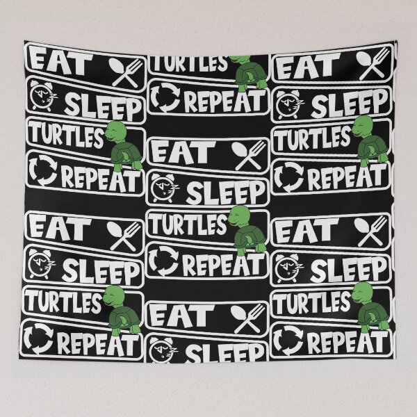 Item preview, Sea Turtles Tortoises Eat Sleep Turtles Repeat  designed and sold by MatthewBr15075.