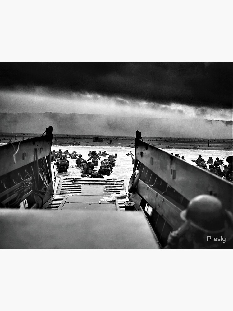 Discover Into the Jaws of Death (D-Day) Premium Matte Vertical Poster