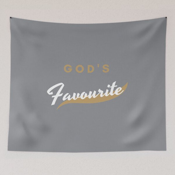 Item preview, Black Simple Minimalistic God_s Favorite Favourite Text    designed and sold by DominicRowe.