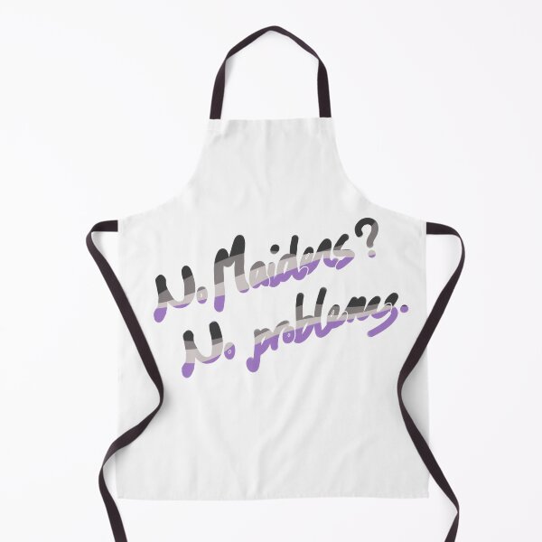 Item preview, Ace flag print "no maidens?" designed and sold by Dionysisms.