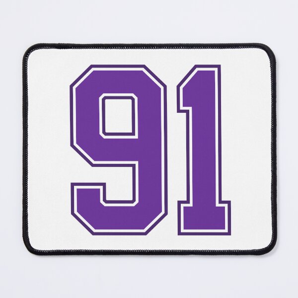 Item preview, Purple Number 91 lucky sports jersey ninety one designed and sold by HeavyStyle.