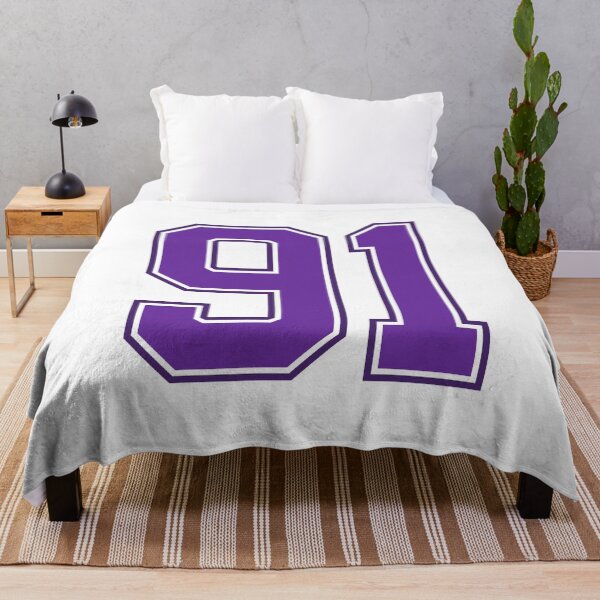 Item preview, Purple Number 91 lucky sports jersey ninety one designed and sold by HeavyStyle.