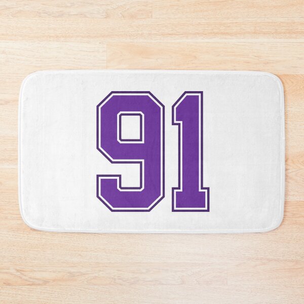 Item preview, Purple Number 91 lucky sports jersey ninety one designed and sold by HeavyStyle.