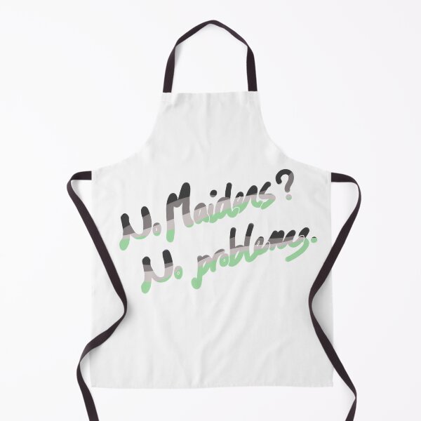 Item preview, Aro flag print "no maidens?" designed and sold by Dionysisms.
