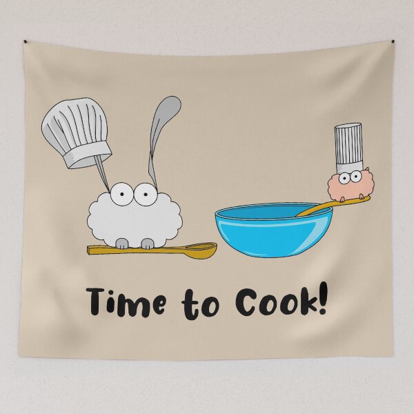 Item preview, Time to Cook! designed and sold by NinusAndMisiu.