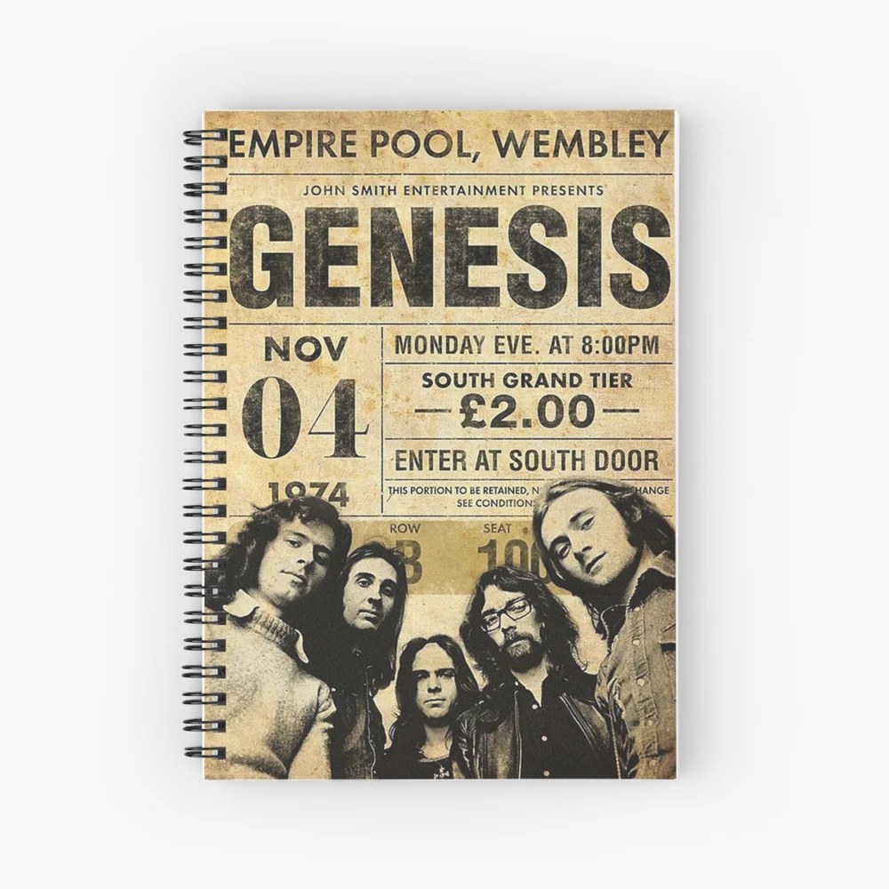 poster　Notebook　classic　amoslemos　Genesis　for　Redbubble　Sale　by　Band　Spiral