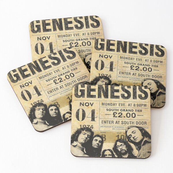Item preview, Genesis Band classic poster  designed and sold by amoslemos.