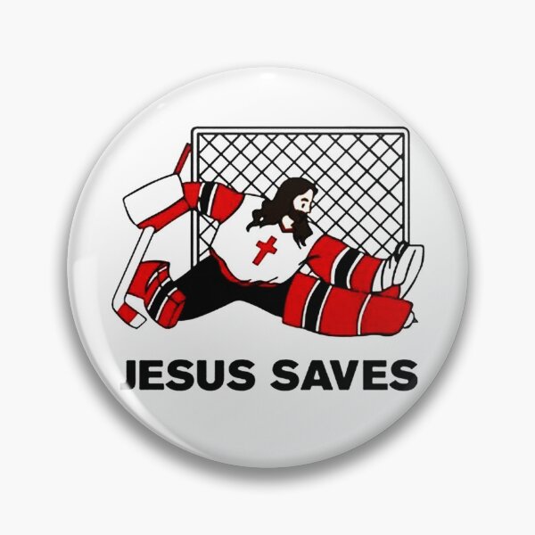 Item preview, Jesus Saves Hockey designed and sold by geriotw.
