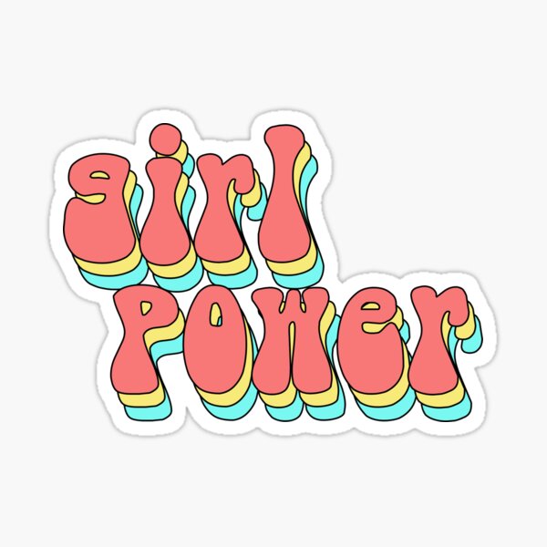 Girl Power Sticker for iOS & Android