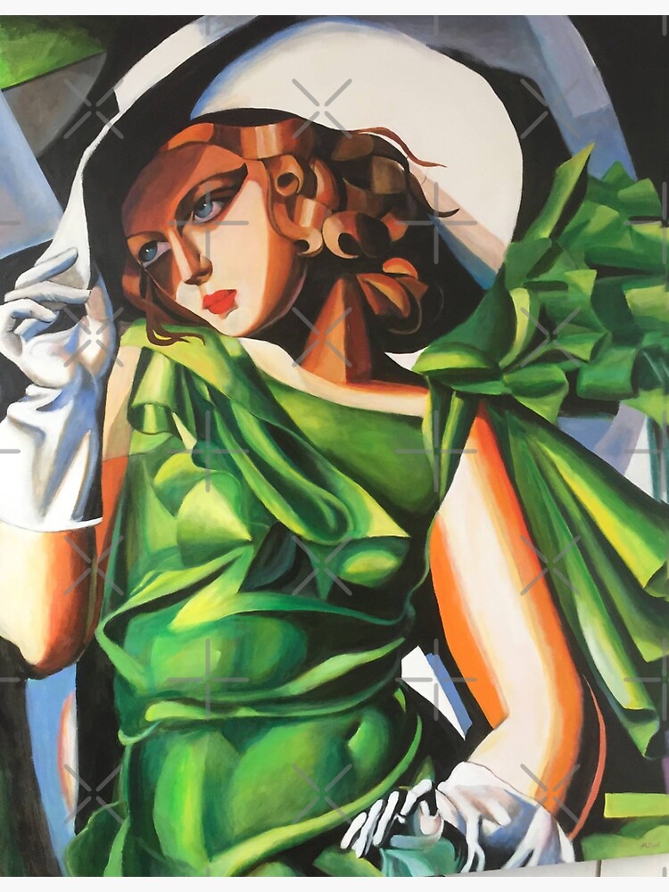 "Tamara De Lempicka Young Lady With Gloves" Sticker for Sale by