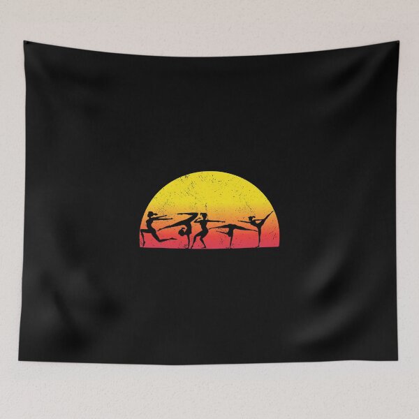 Item preview, Vintage Gymnastics Sunset Tumbling Classic T-Shirt designed and sold by janlzmaude.