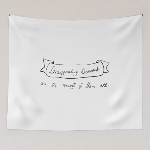 Item preview, Disappointing diamonds are the rarest of them all in black Premium  designed and sold by DominicRowe.