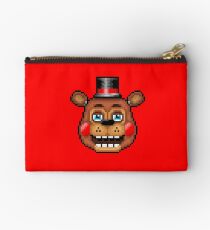 Five Nights at Freddy's 2 - Pixel art - Blue eyes Toy Freddy Studio Pouch