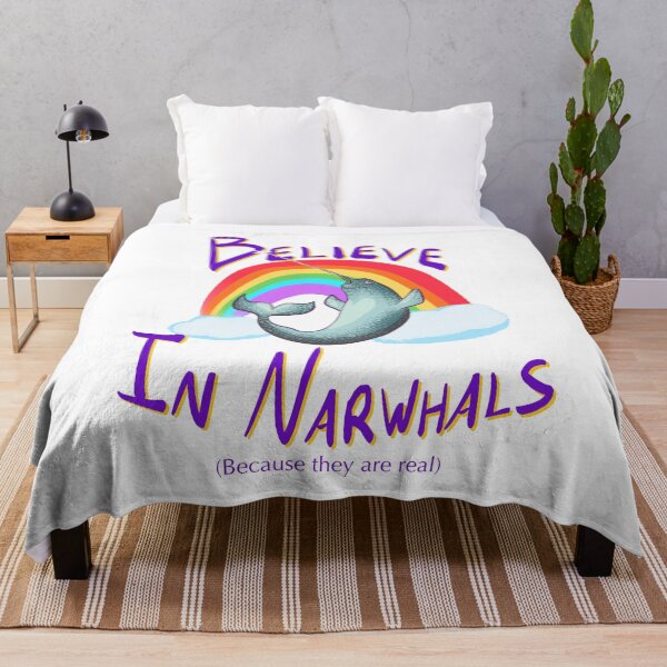 Artikelvorschau, Glaube an Narwale (weil sie echt sind) entworfen und verkauft von Deadbirdkitsch.