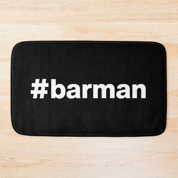 Item preview, Hashtag barman designed and sold by ArtIsParty.