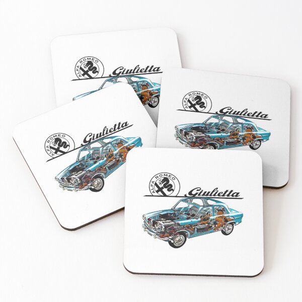 Item preview, Italian 4 door sedan Giulietta. Cutaway car art automotive power train    designed and sold by DominicRowe.