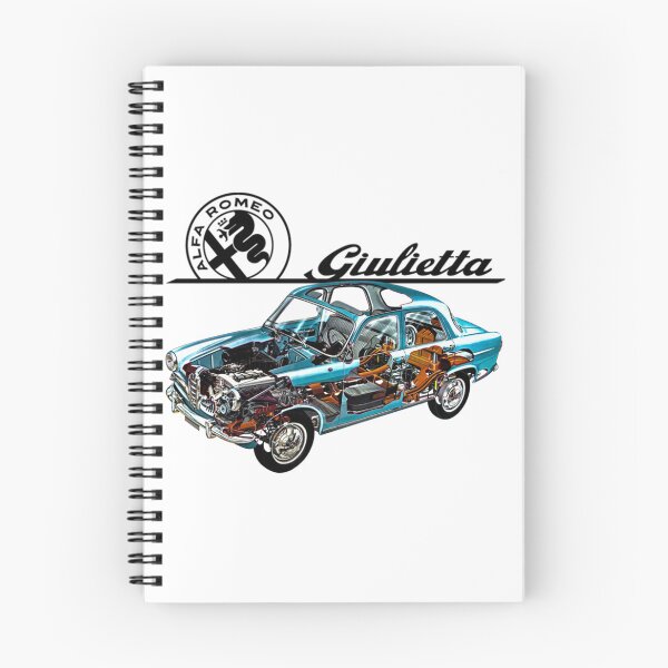 Item preview, Italian 4 door sedan Giulietta. Cutaway car art automotive power train    designed and sold by DominicRowe.