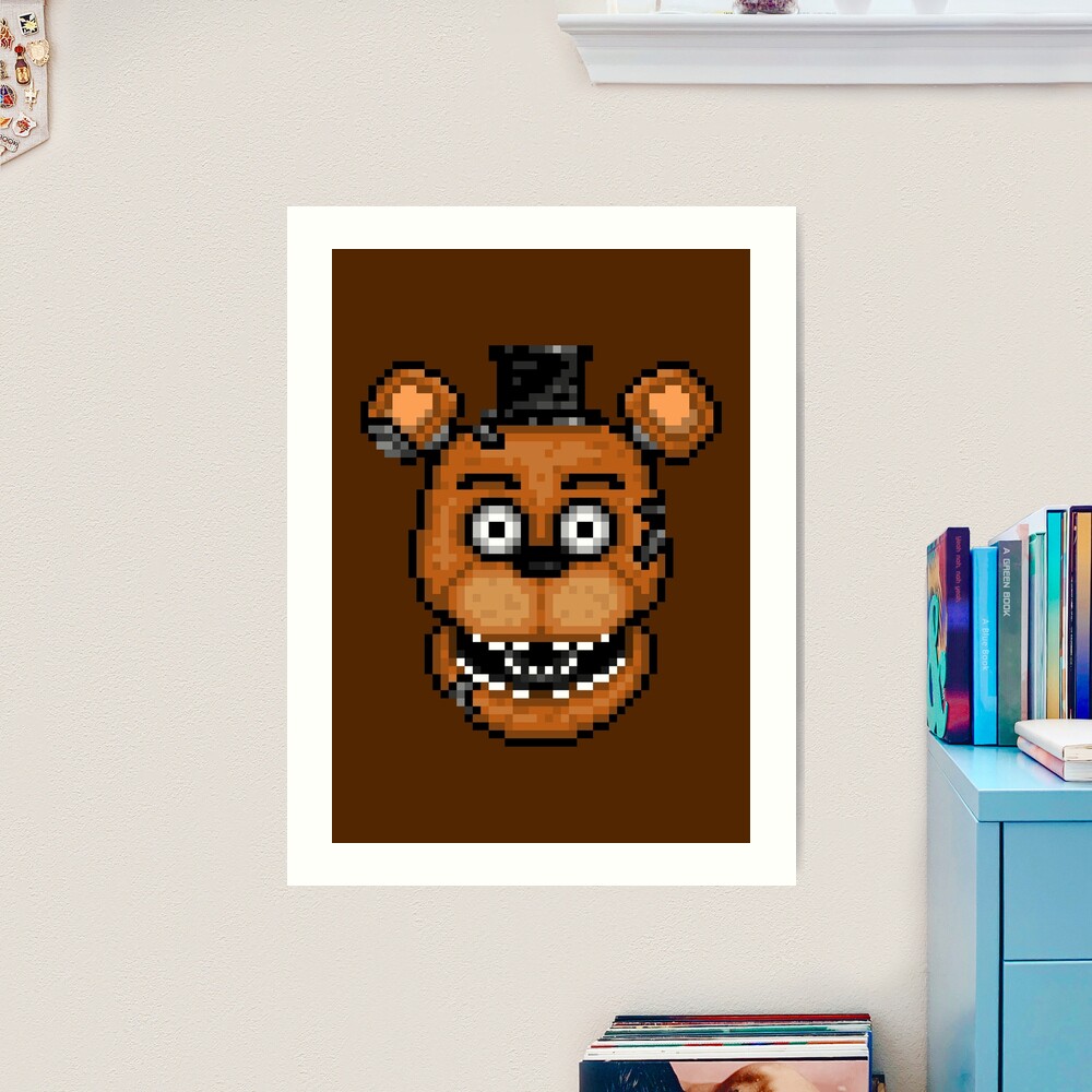 Five Nights at Freddy's 2 - Pixel art - Shadow Freddy Art Board Print for  Sale by GEEKsomniac