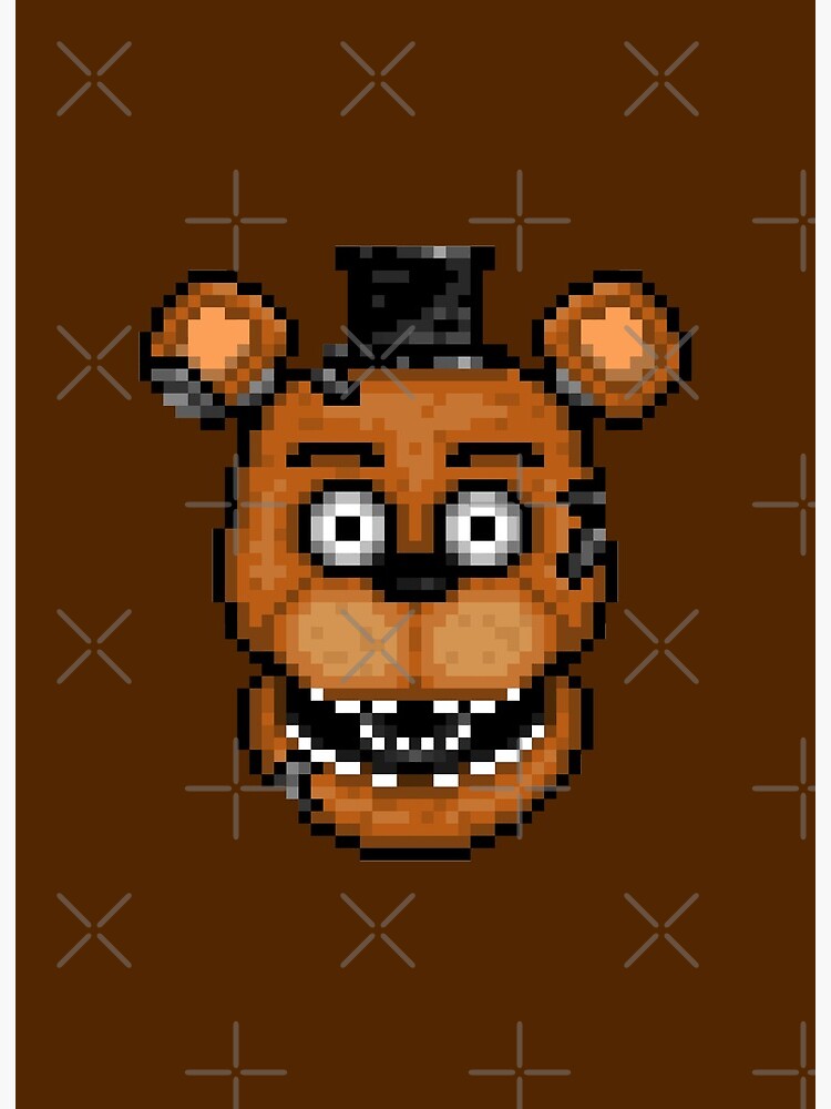 Five Nights at Freddy's 2 - Pixel art - Withered Old Freddy Art Board  Print for Sale by GEEKsomniac