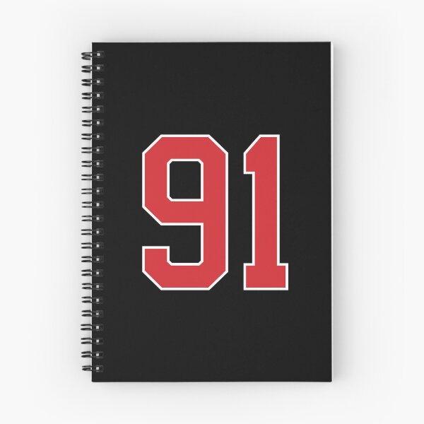 Item preview, Sports Number 91, red black color lucky sport ninety one designed and sold by ArtIsParty.