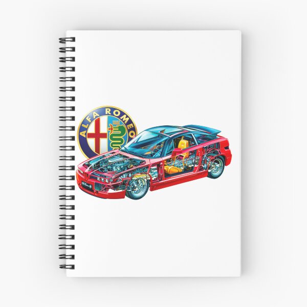 Item preview, Italian sport car 2 door coupe SZ V6. Cutaway automotive art Active  designed and sold by DominicRowe.
