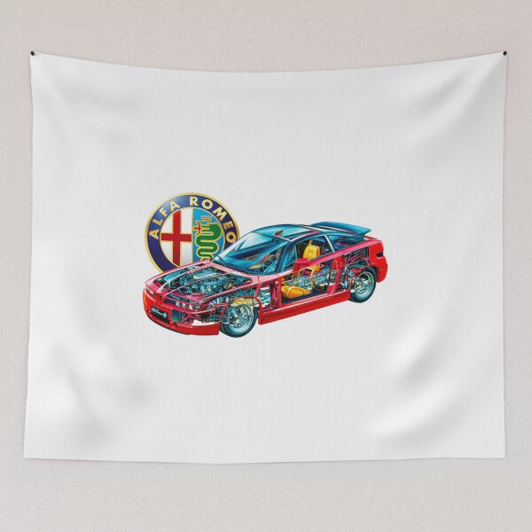 Item preview, Italian sport car 2 door coupe SZ V6. Cutaway automotive art Active  designed and sold by DominicRowe.