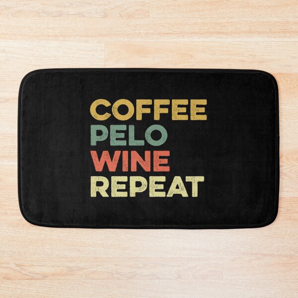 Item preview, Coffee Pelo Wine Repeat Funny Cycling Spinning Spin Class Classic T-Shirt designed and sold by heajosephgi3.