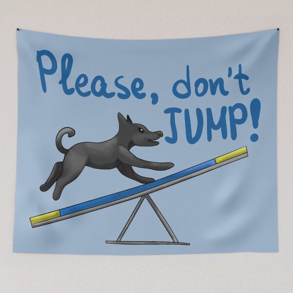 Item preview, Funny dog agility designed and sold by Antiope33.