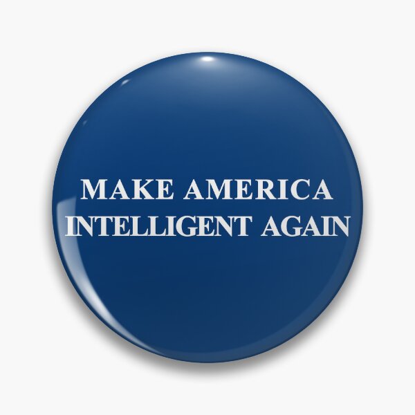 Item preview, Make America Intelligent Again Hat Democrat Liberal designed and sold by alltheprints.