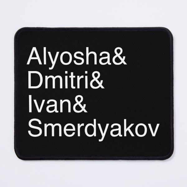 Item preview, The Brothers Karamazov Dostoevsky Character List Alyosha & Ivan & Dmitri & Smerdyakov designed and sold by kierkegaard.