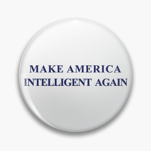 Item preview, Make America Intelligent Again Hat Democrat Liberal designed and sold by alltheprints.