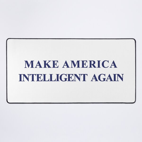 Item preview, Make America Intelligent Again Hat Democrat Liberal designed and sold by alltheprints.