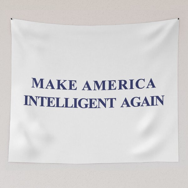 Item preview, Make America Intelligent Again Hat Democrat Liberal designed and sold by alltheprints.