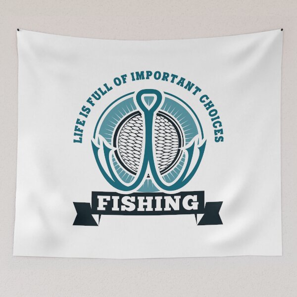 Item preview, Life Is Full Of Important Choices Fishing designed and sold by Stag's PK.