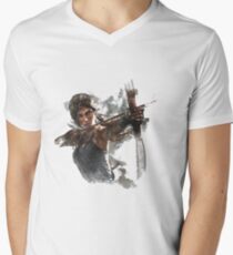 Tomb Raider Painting V-Neck T-Shirt