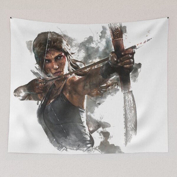 Item preview, Tomb Raider Painting designed and sold by TortillaChief.