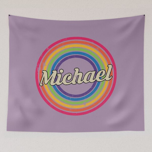 Item preview, Michael - Retro Rainbow Faded-Style designed and sold by TaylanAntalyali.